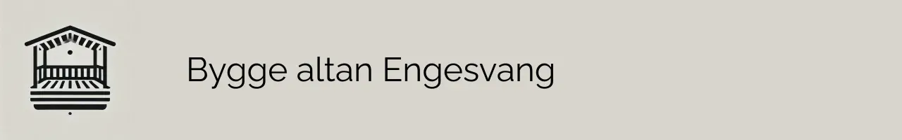 Bygge altan Engesvang